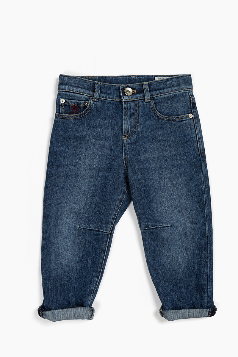 Деним 'Vintage' Brunello Cucinelli Kids 8-10